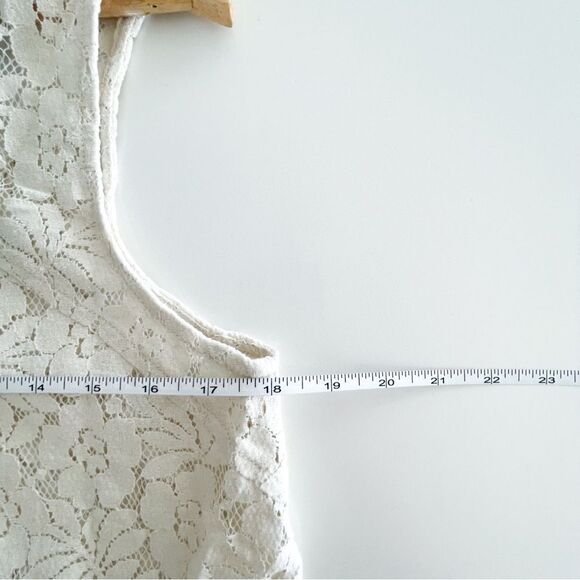 Volcom Not So Classic Tank Floral Lace Women's S Cream NWT - Picture 6 of 7